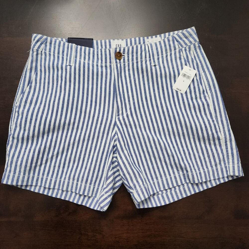 NWT Gap City Striped Short Size 4